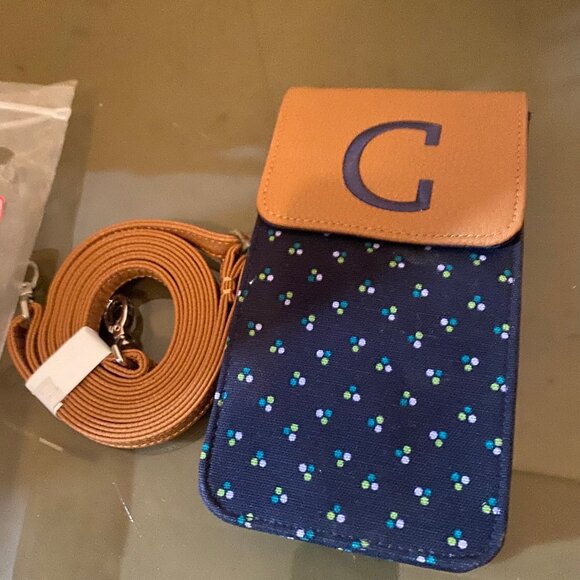 Thirty-One Crossbody Phone Purse – "C" Monogram - Picture 2 of 3